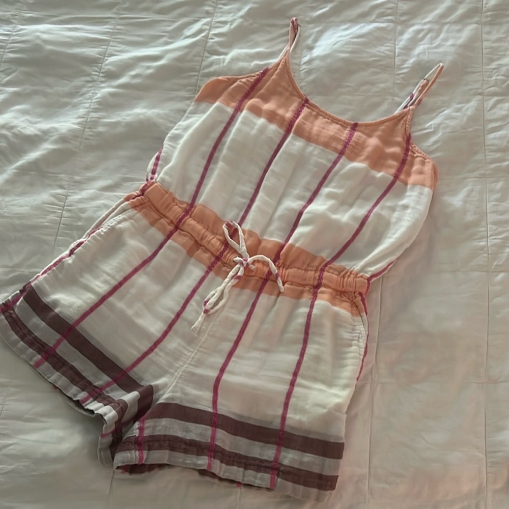 Pink and orange Lou & Grey Romper - so soft and comfortable for summer!